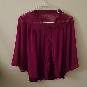 Purple blouse